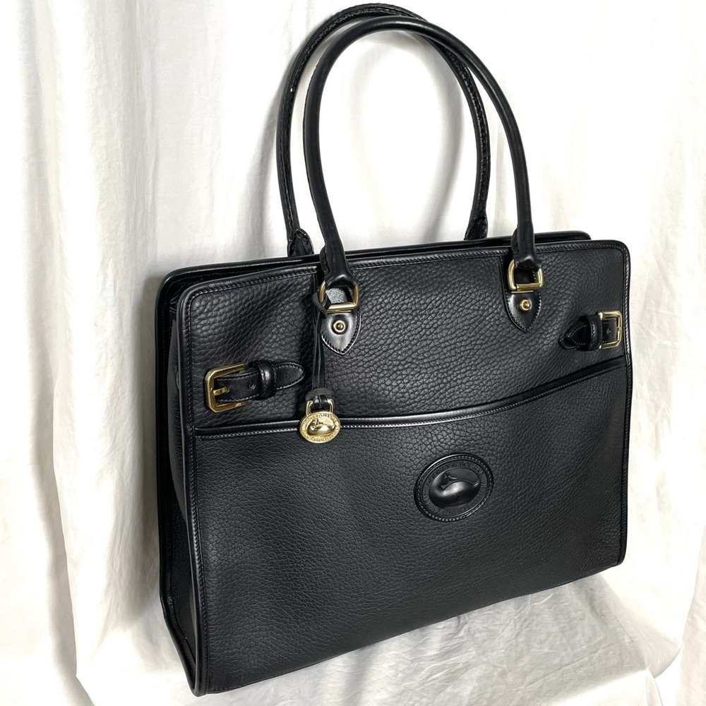 Dooney & Bourke Black Leather Tote